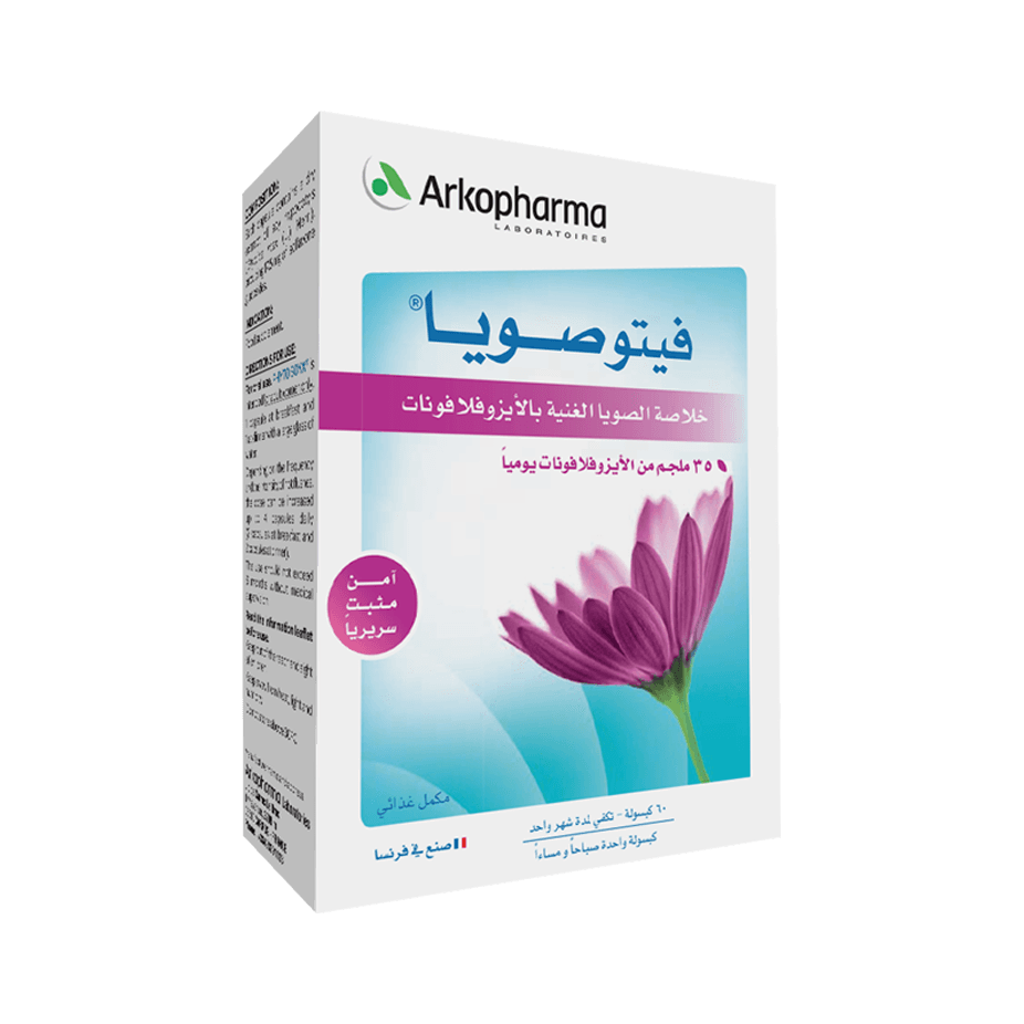 مكمل غذائي, فيتوصويا كبسولات, 60 كبسولة, أركوفارما