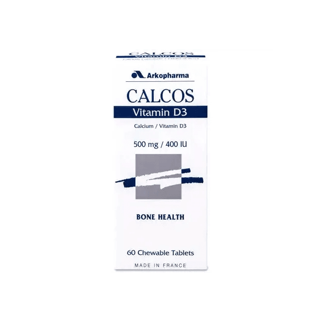 مكمل غذائي, كالكوس فيتامين د3 وكالسيوم, 60 قرص, أركوفارما