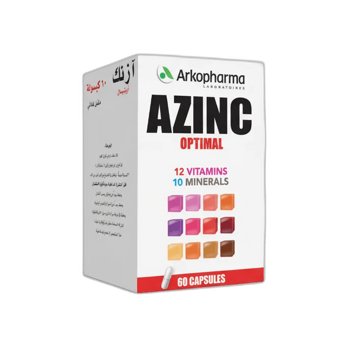 مكمل غذائي, أزنك أوبتمال فيتامينات, 60 كبسولة, أركوفارما