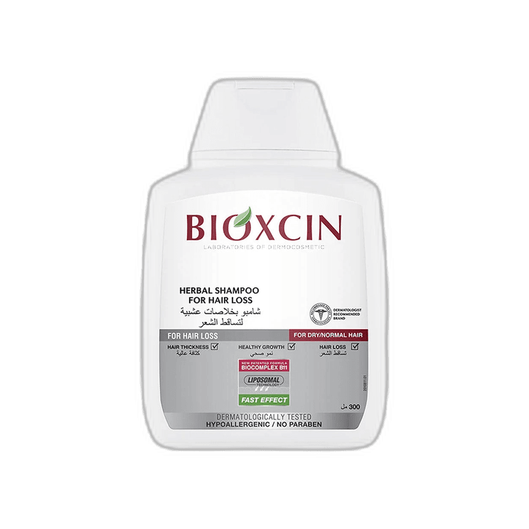 بيوكسين شامبو, بخلاصات عشبية لتساقط الشعر, للشعر العادي والجاف, 300 مل