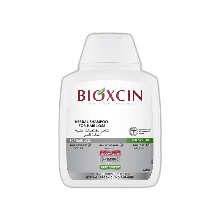 بيوكسين شامبو, بخلاصات عشبية لتساقط الشعر, للشعر الدهني, 300 مل