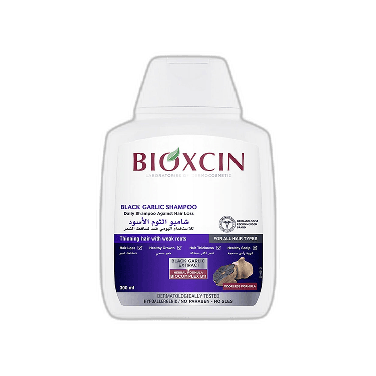 بيوكسين شامبو, لتقوية الشعر بالثوم الأسود, 300 مل