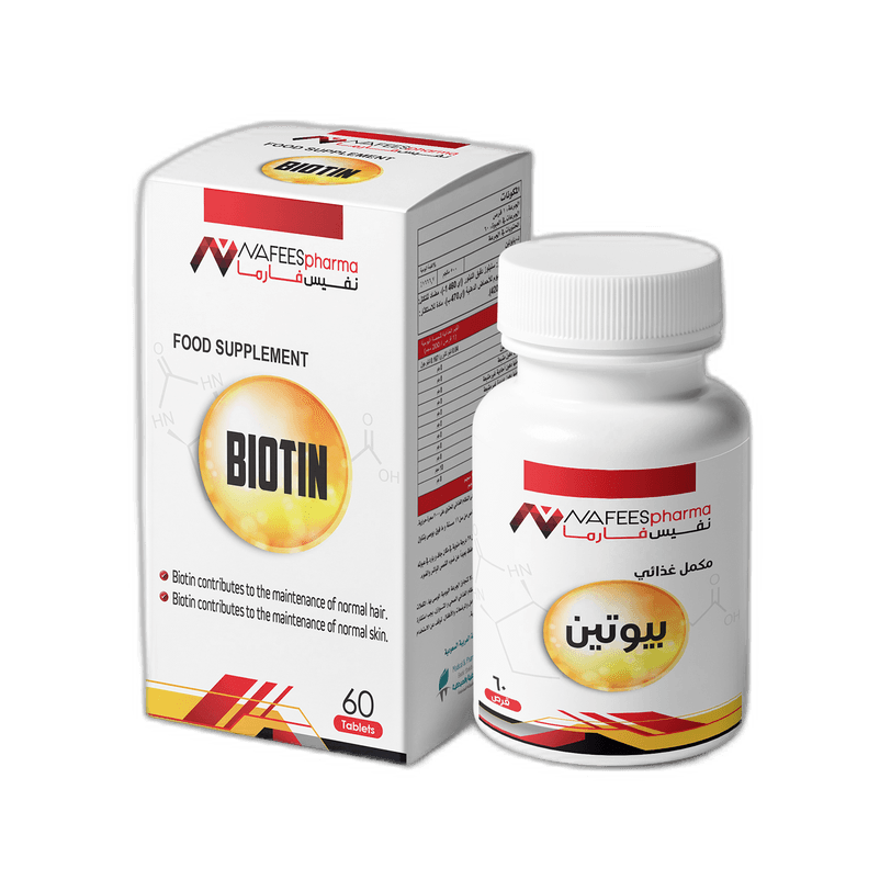 بيوتين, 500 مكجم, 60 قرص