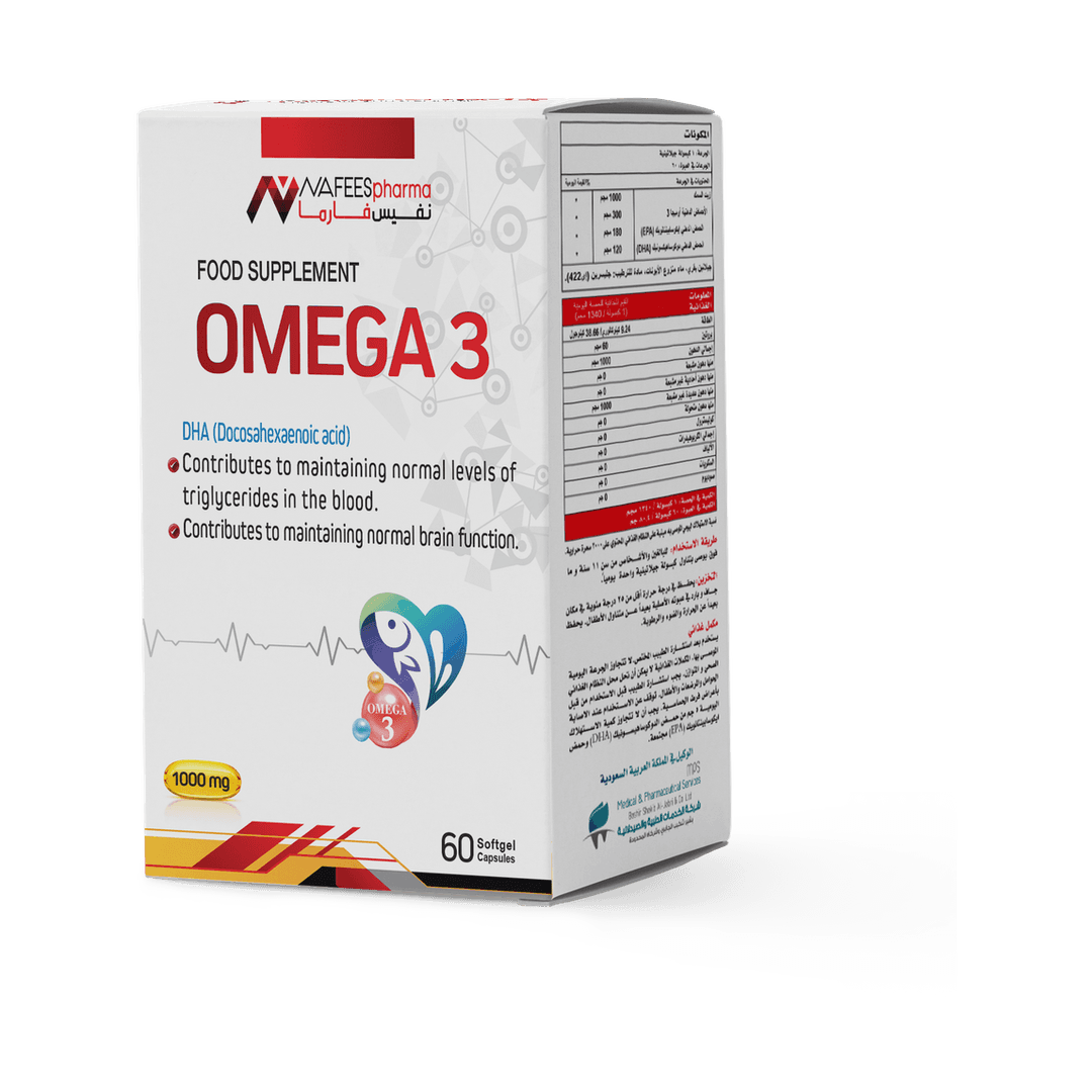 أوميجا 3, 60 كبسولة