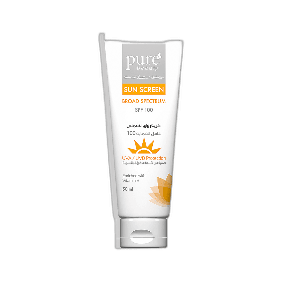 كريم واقي الشمس, SPF 100, بيور بيوتي, 50 مل