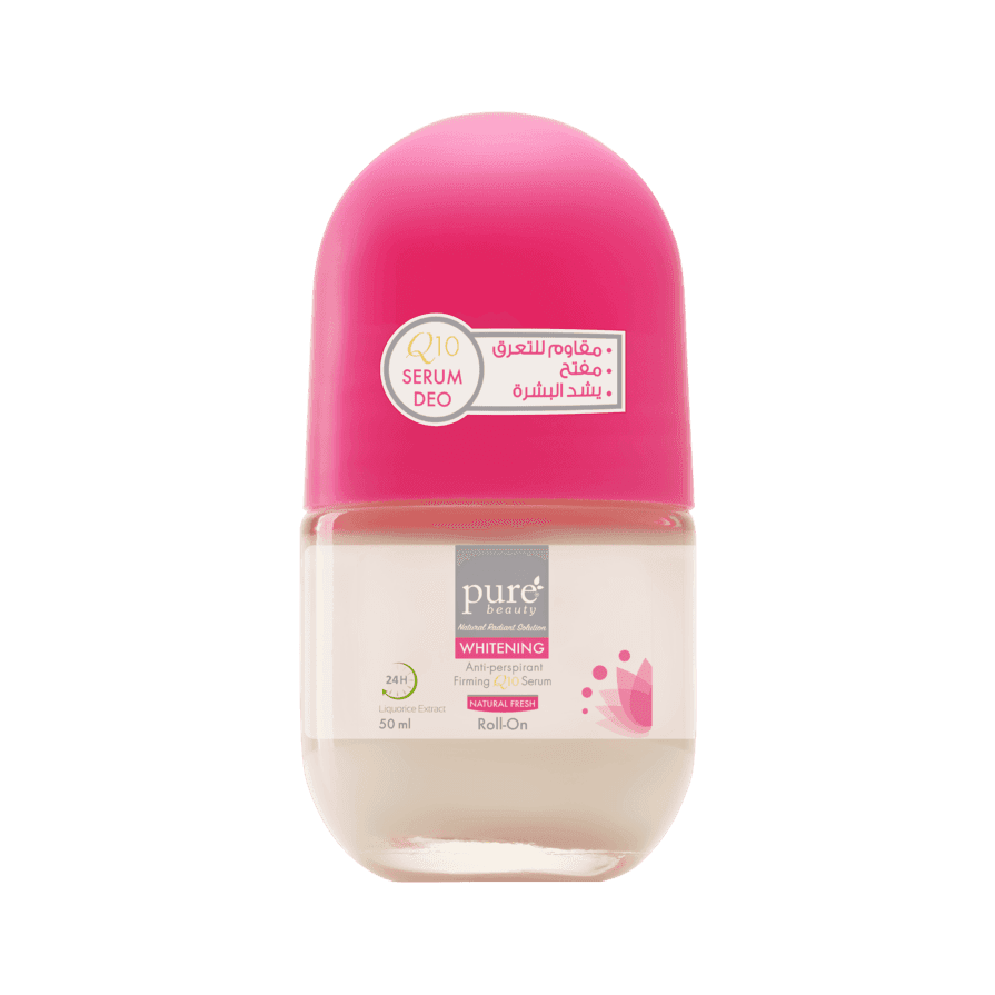 رول أون سيروم شد البشرة مفتح ومقاوم للتعرق, فريش, بيور بيوتي, 50 مل