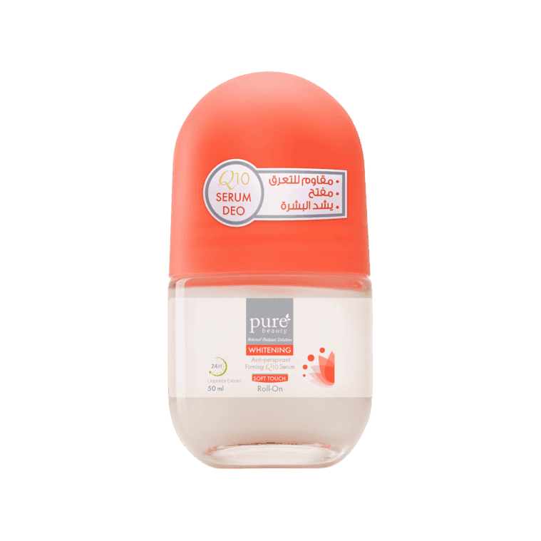 رول أون سيروم شد البشرة, مفتح ومزيل عرق, سوفت توتش, بيور بيوتي, 50 مل