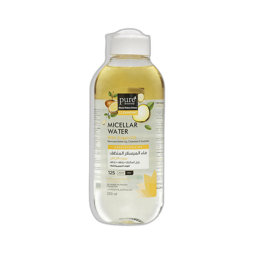 ماء ميسلار بزيت الأرغان, بيور بيوتي, 250 مل