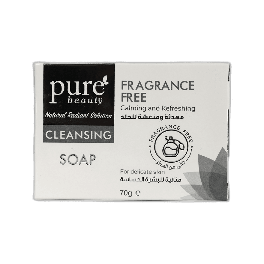 صابونة مرطبة غير معطرة, بيور بيوتي, 70 جرام