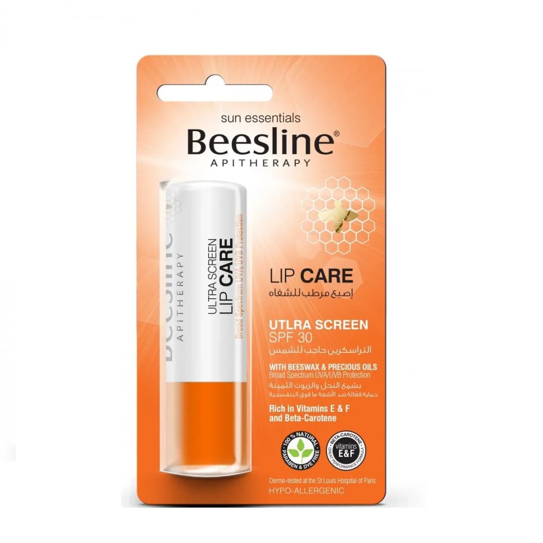 30-مرطب شفاه من بيزلين- إصبع مرطب للشفاه - ألتراسكرين حاجب للشمس عامل الوقاية | Beesline