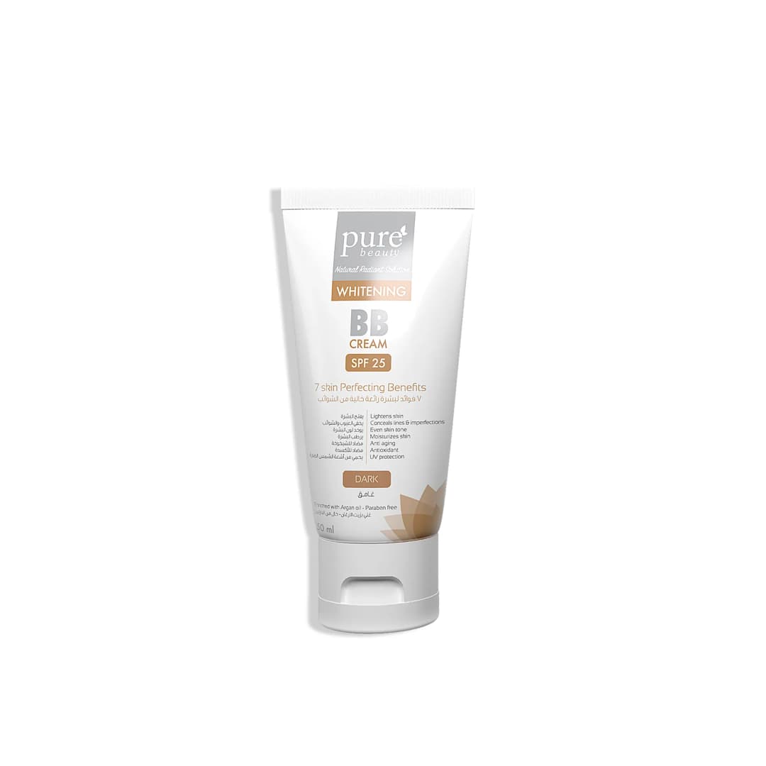 50g - كريم بيور بيوتي غامق تفتيح مع واقي شمسي بعامل حماية 25 | Pure Beauty