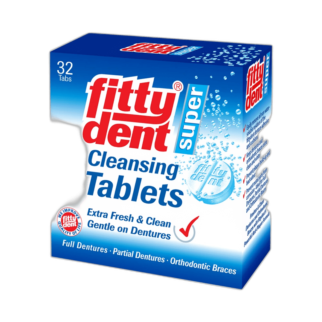 أقراص تعقيم لأطقم الأسنان المتحركة