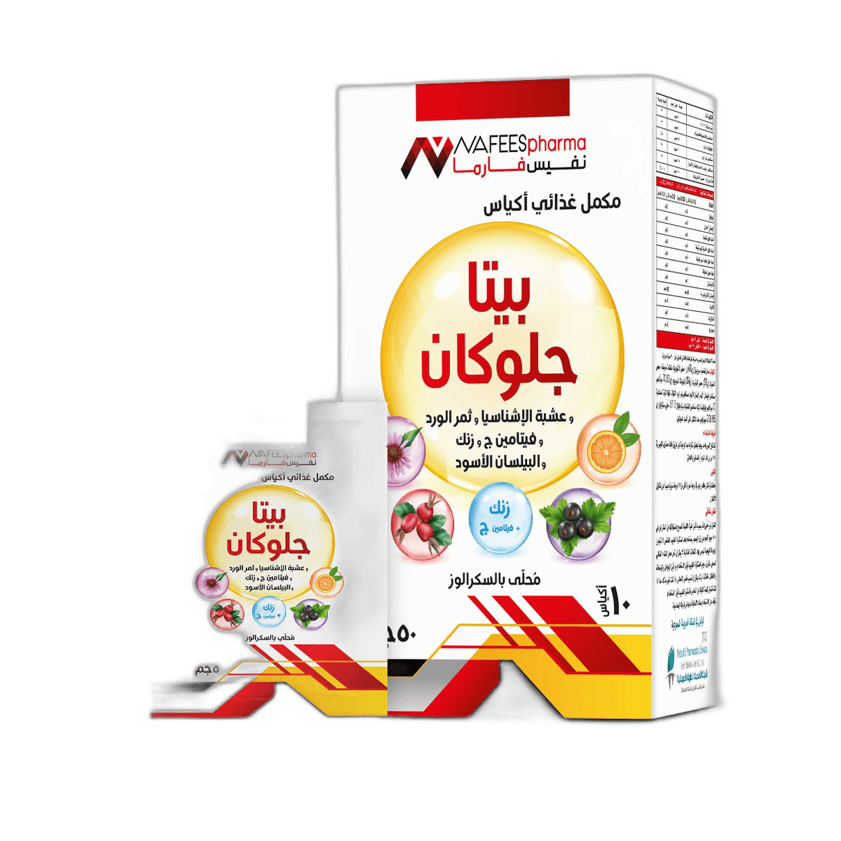 بيتا جلوكان, 10 أكياس