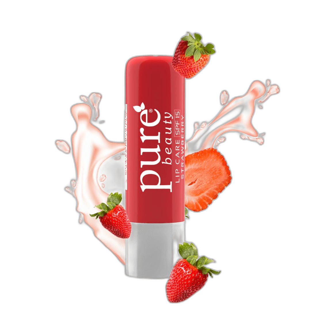 مرطب شفاه بريميوم, بنكهة الفراولة, بيور بيوتي, 4.2 جم